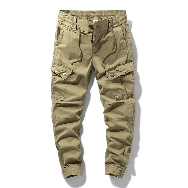 2021 Winter Cargo Pants Men outdoor Jogger Overalls Autumn New Tactical Military Pant Casual Sweatpant