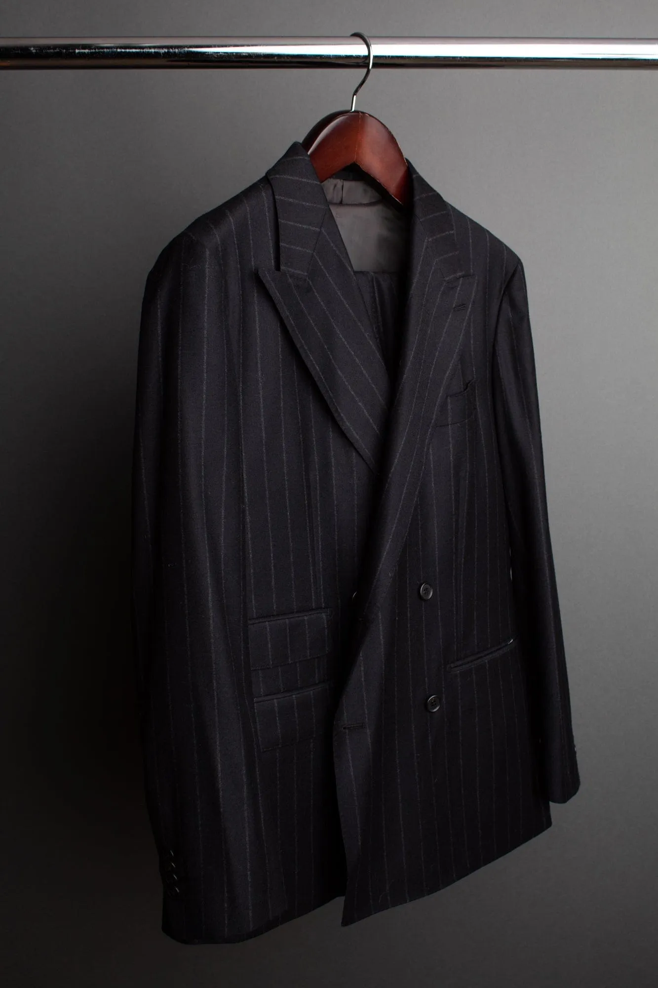 4-Season Chalkstripe Suit