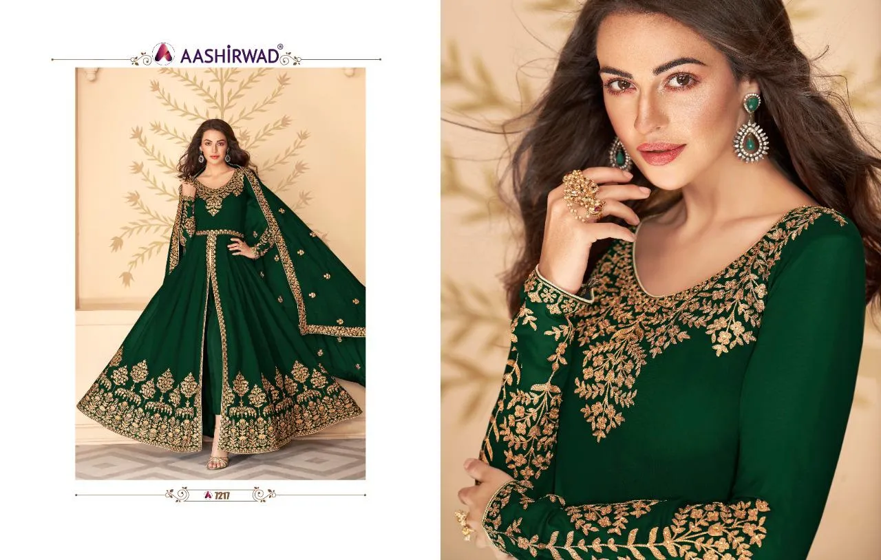 Aashirwad Creation Presents Paakhi Georgette Fancy Designer Salwar Suits