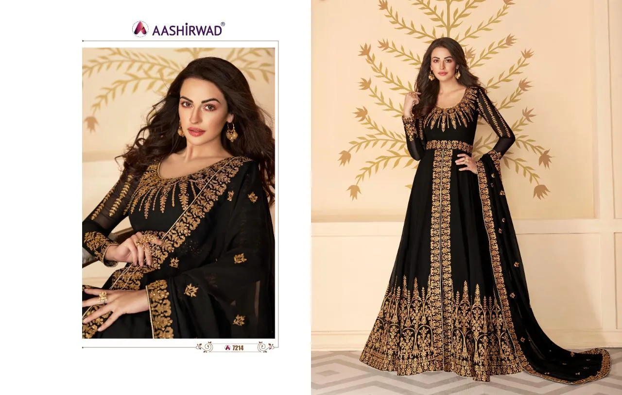 Aashirwad Creation Presents Paakhi Georgette Fancy Designer Salwar Suits
