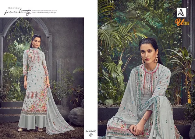 Alok Suits Presents Utsav Viscose Velvet Printed Fancy Designer Salwar Kameez