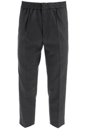 AMI Cropped Tailored Trousers