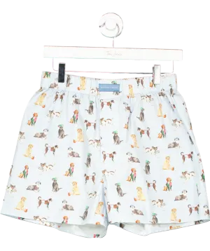 Beaufort & Blake Blue Dogs Boxer Shorts UK S