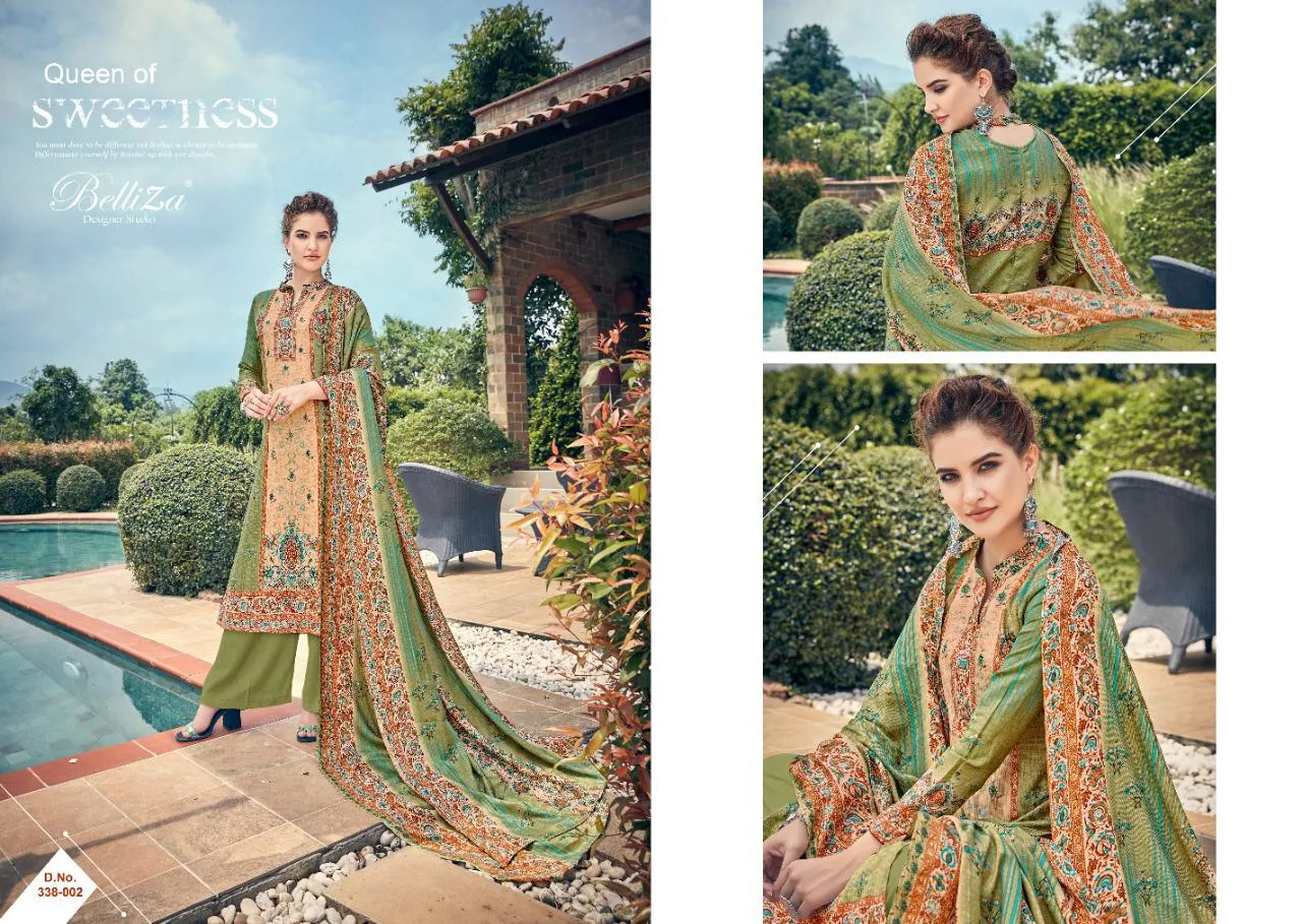 Belliza Designer Studio Launched Masakali Pashmina Printed Fancy Designer Salwar Kameez