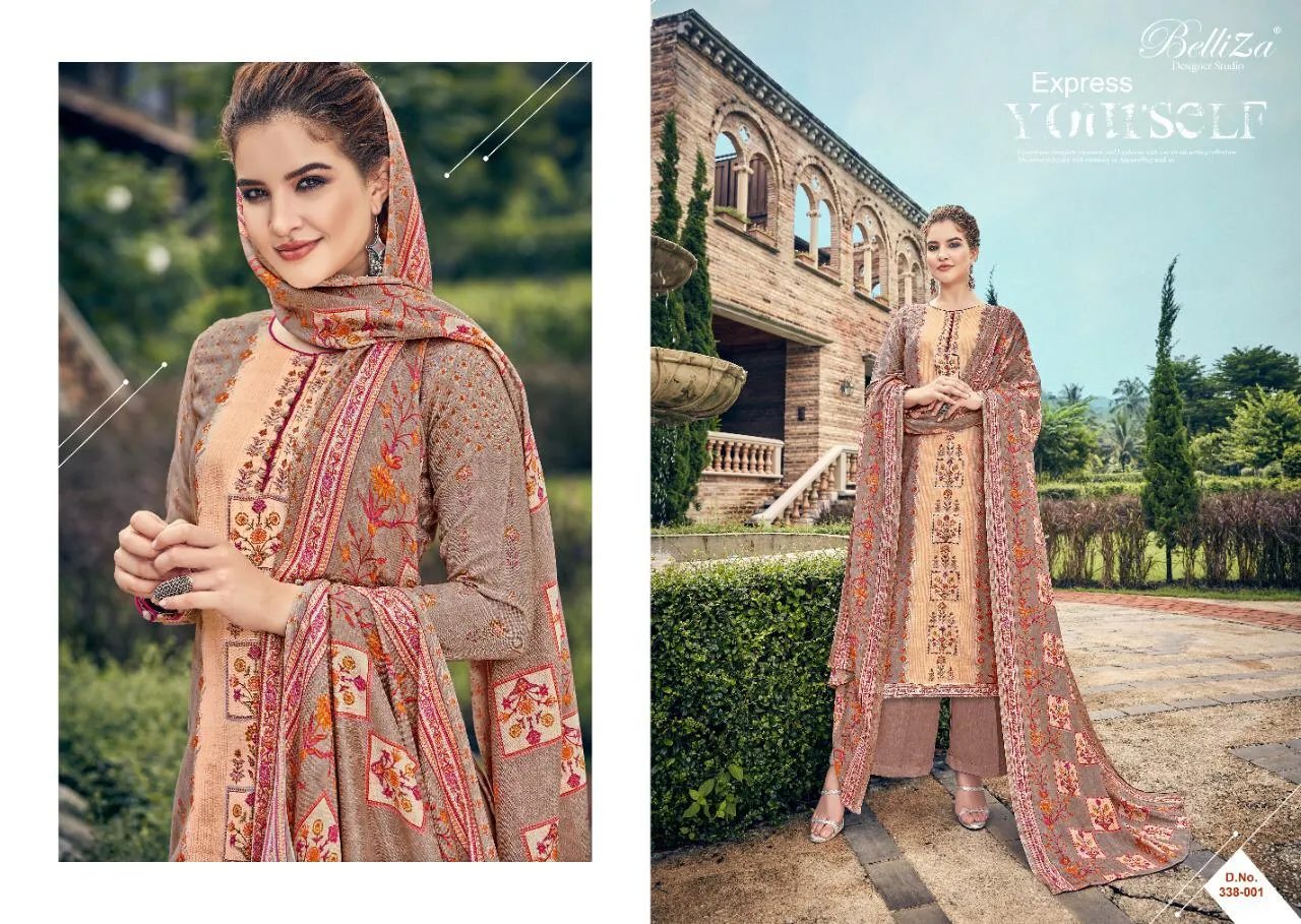Belliza Designer Studio Launched Masakali Pashmina Printed Fancy Designer Salwar Kameez