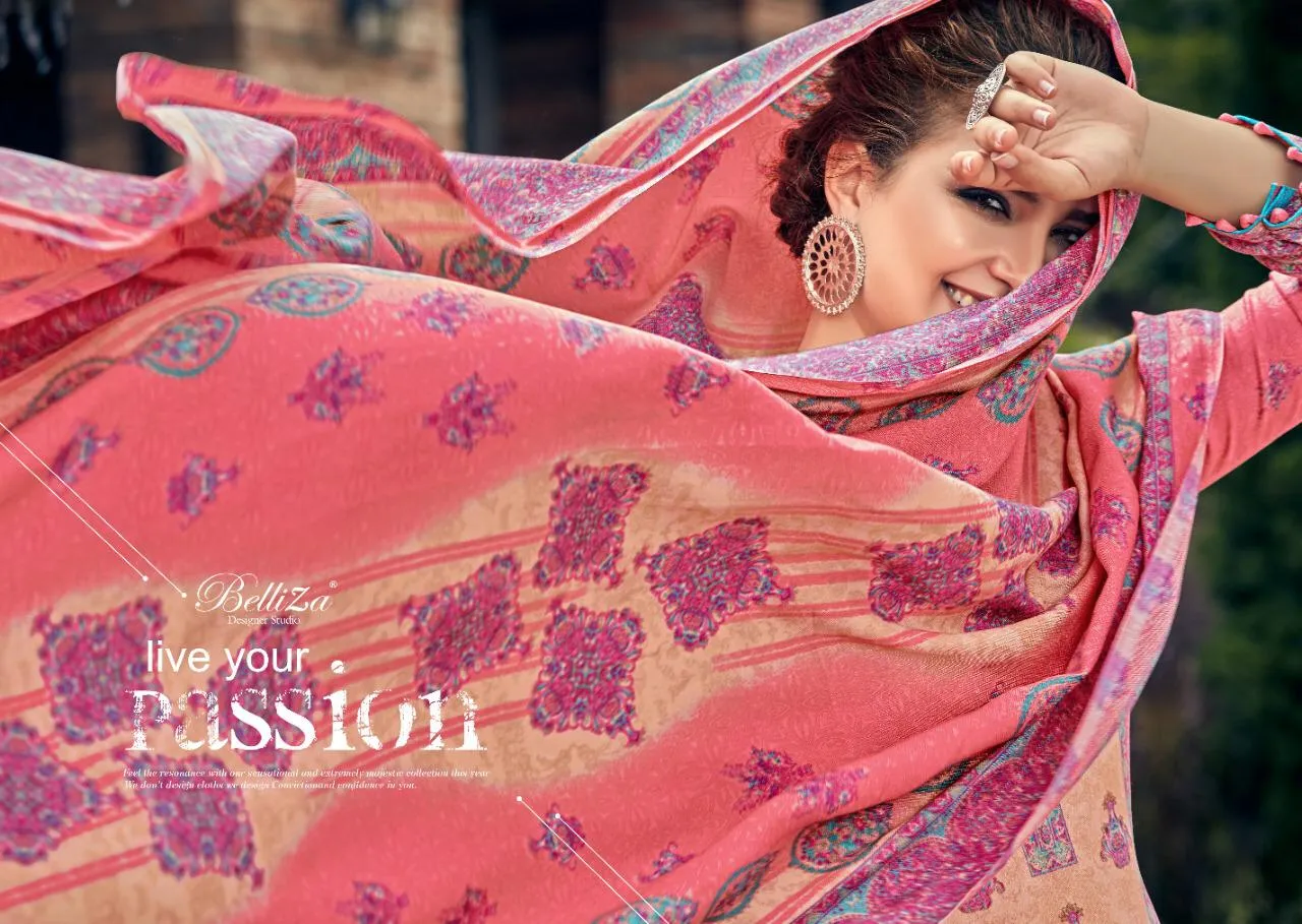Belliza Designer Studio Launched Masakali Pashmina Printed Fancy Designer Salwar Kameez