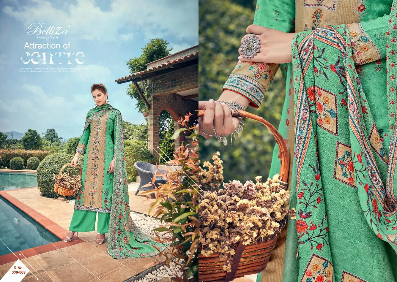 Belliza Designer Studio Launched Masakali Pashmina Printed Fancy Designer Salwar Kameez