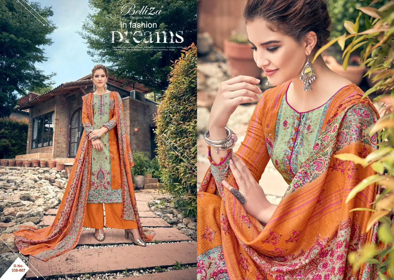 Belliza Designer Studio Launched Masakali Pashmina Printed Fancy Designer Salwar Kameez