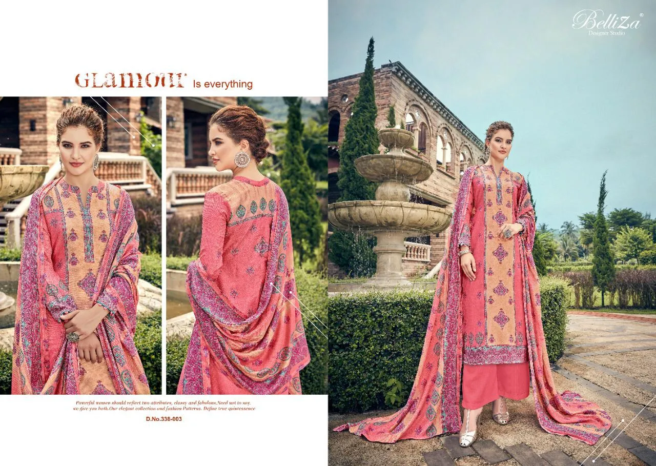 Belliza Designer Studio Launched Masakali Pashmina Printed Fancy Designer Salwar Kameez
