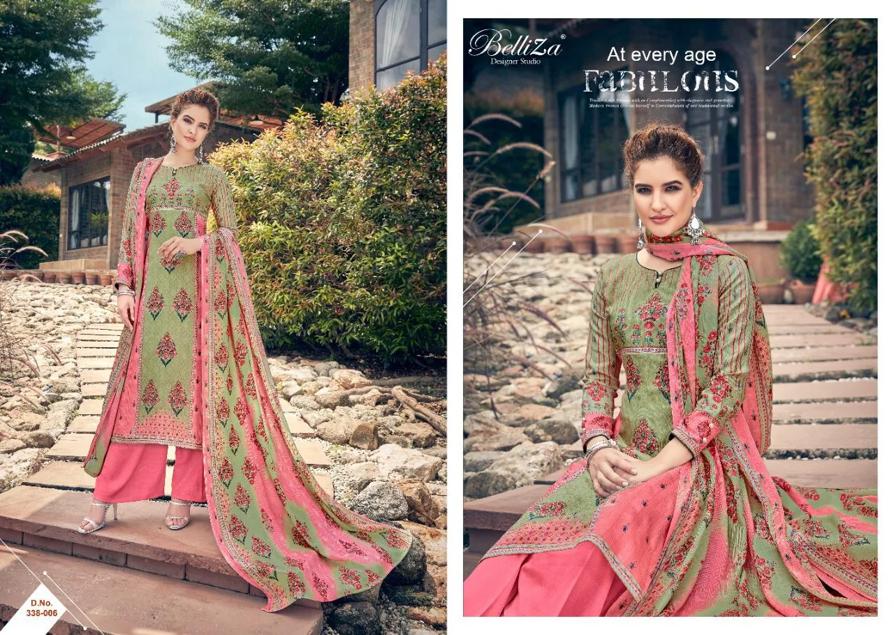 Belliza Designer Studio Launched Masakali Pashmina Printed Fancy Designer Salwar Kameez