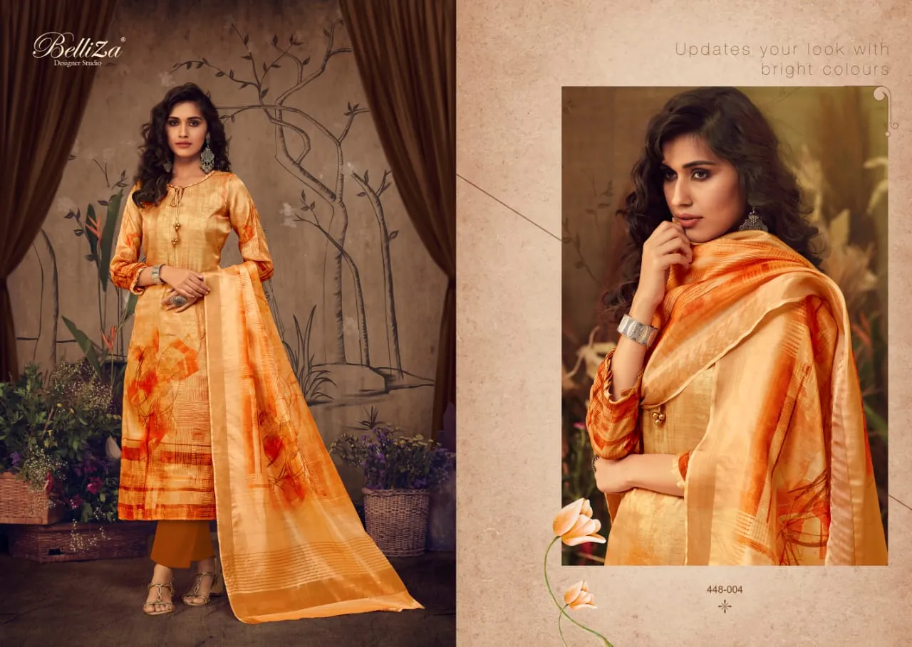 Belliza Designer Studio Presents Maanya Modal Satin Printed Fancy Designer Salwar Suits