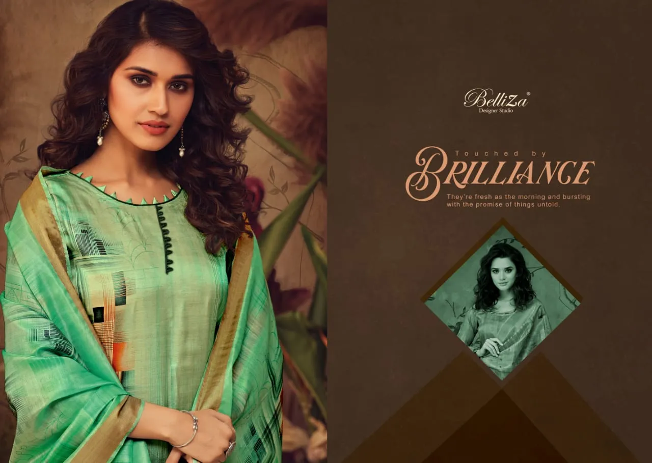 Belliza Designer Studio Presents Maanya Modal Satin Printed Fancy Designer Salwar Suits