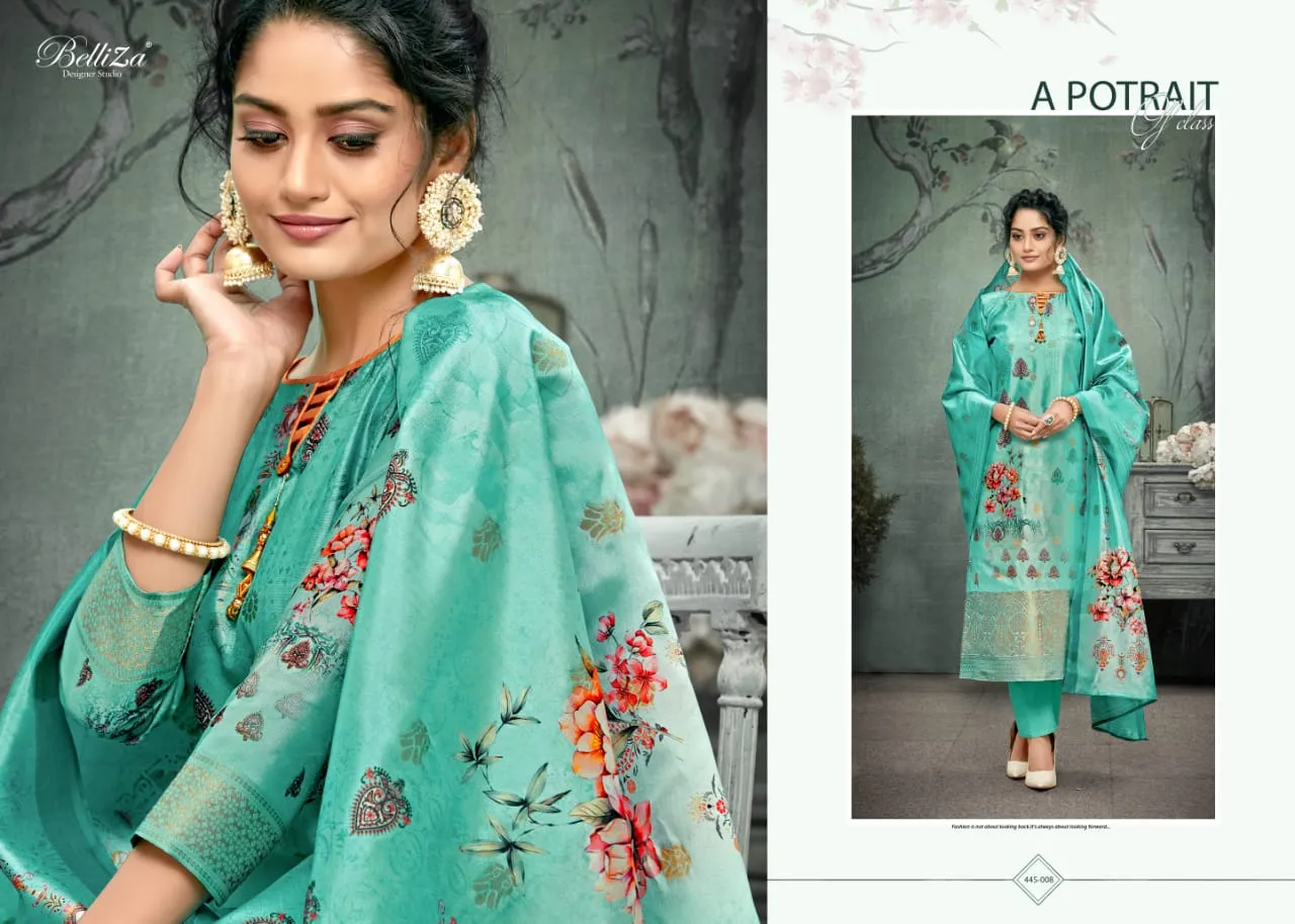Belliza Designer Studio Presents Paridhan Banarasi Silk Printed Fancy Designer Salwar Kameez