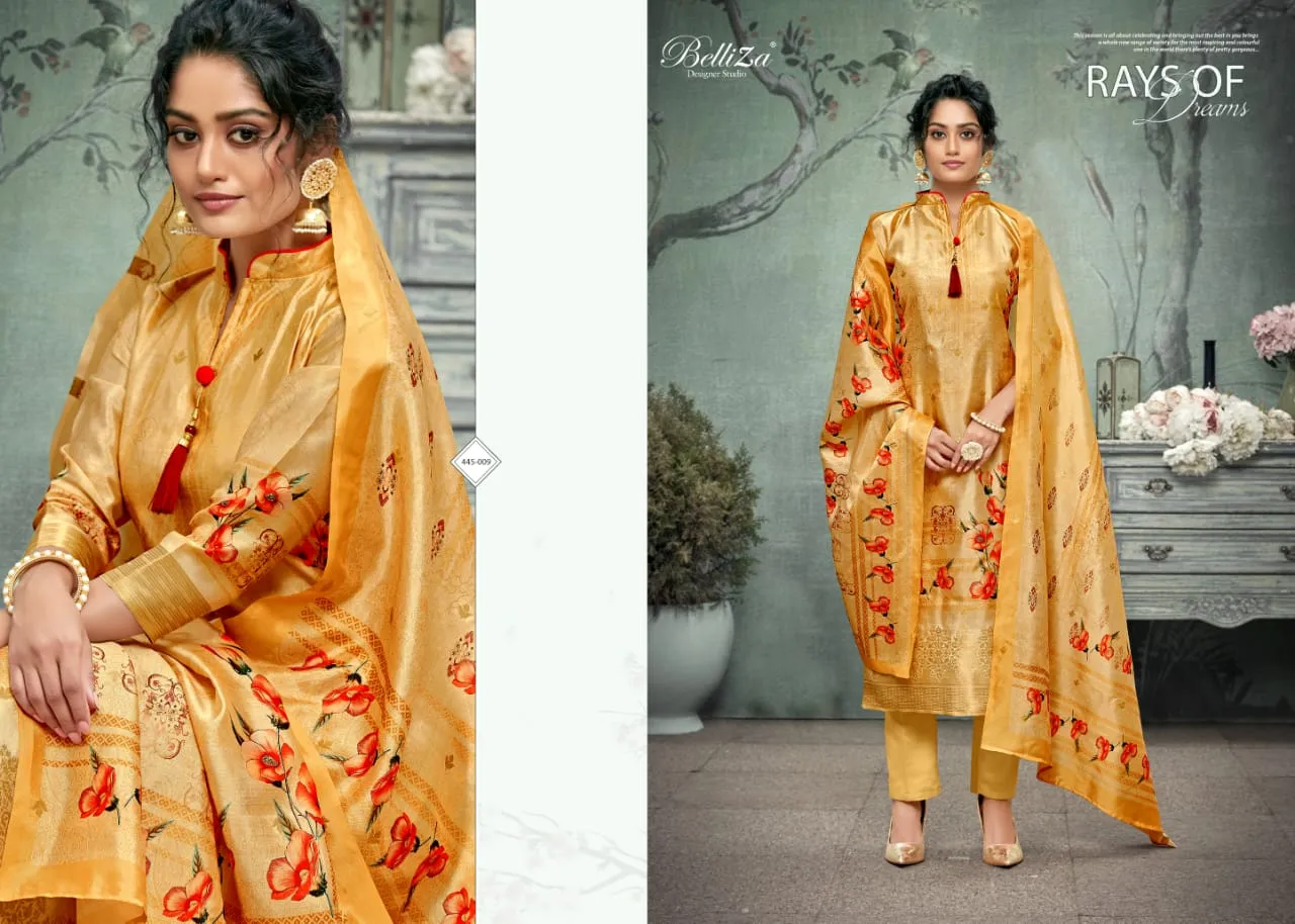 Belliza Designer Studio Presents Paridhan Banarasi Silk Printed Fancy Designer Salwar Kameez