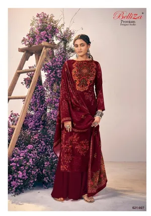 Belliza Designer Studio Presents Rangriti Velvet Printed Fancy Designer Salwar Kameez