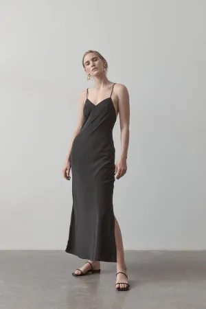 Bias Cut Silk Dress