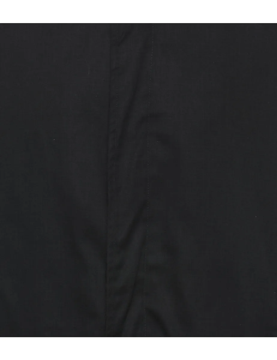 Black Classic Trench Coat - L