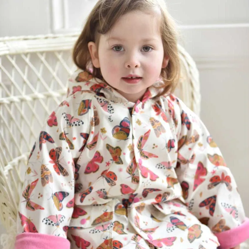 Butterfly Print Raincoat