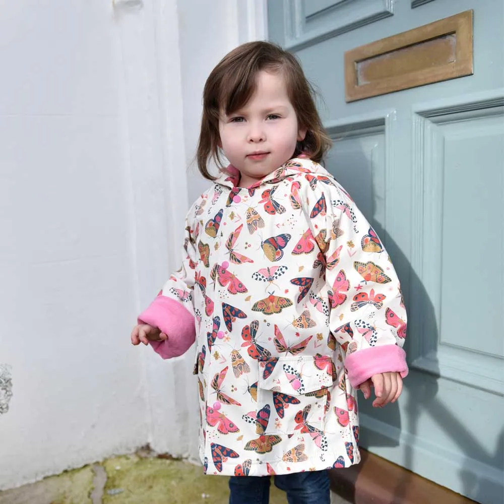 Butterfly Print Raincoat