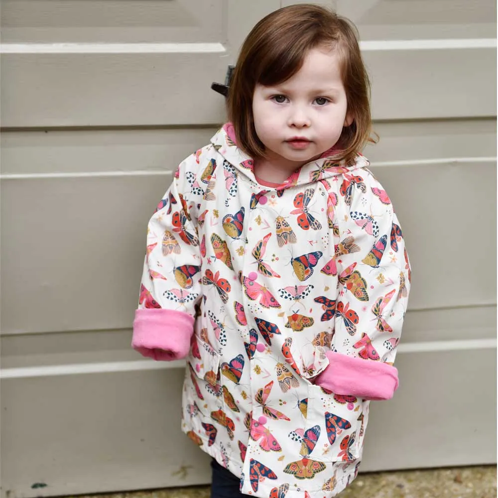 Butterfly Print Raincoat