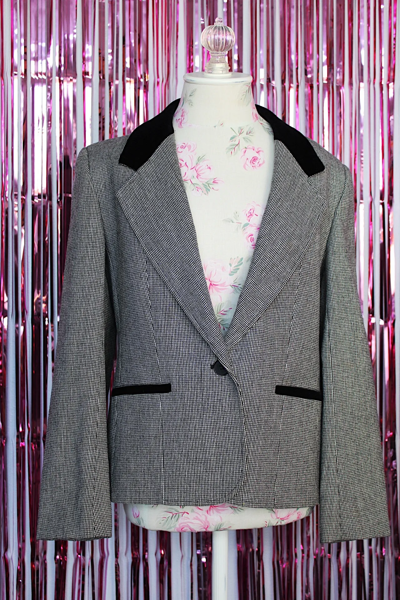 Checkered Blazer