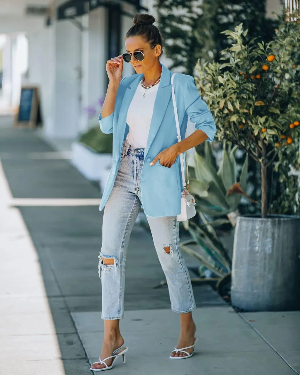 Cicy Bell Women's Blazer Matching Shorts Sets 2 Piece Outfits Short Suits