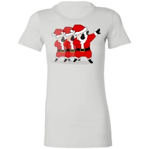 Cool Awesome Dabbing Santa Ladies'  T-Shirt