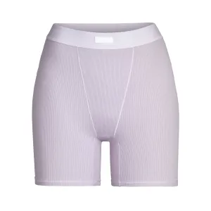 COTTON RIB BOXER | IRIS MICA