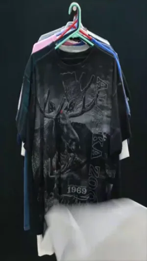 CR335 Mix Vintage Animal Print T-Shirts