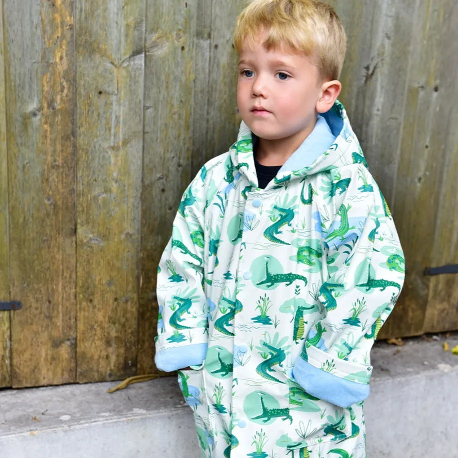 Crocodile Print Raincoat
