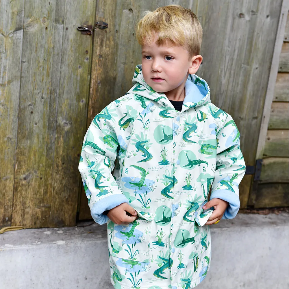 Crocodile Print Raincoat