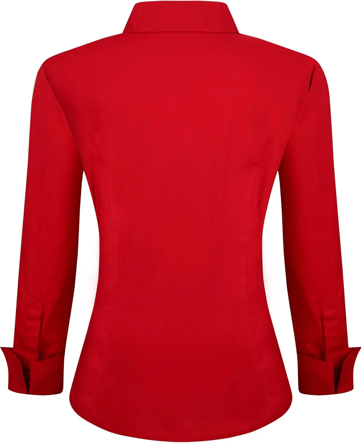 Esabel.C Womens Button Down Shirts Long Sleeve Regular Fit Stretch Work Blouse
