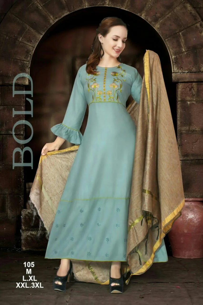 Fashion Talk Kanasu Rayon Fabric Heavy Designer Salwar Kameez