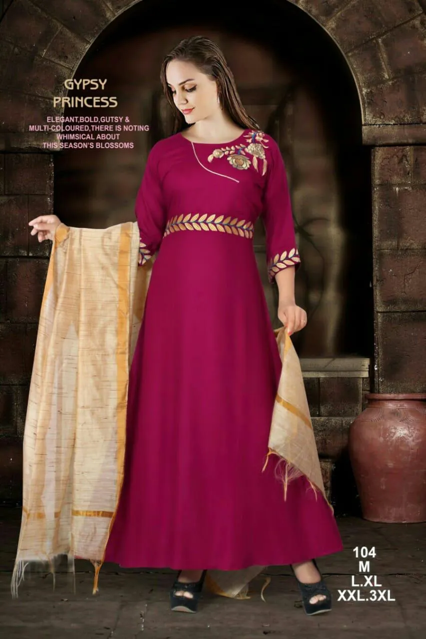 Fashion Talk Kanasu Rayon Fabric Heavy Designer Salwar Kameez