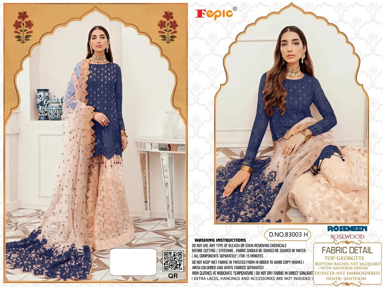 Fepic Rosewood 83003 H Georgette Designer Salwar Kameez