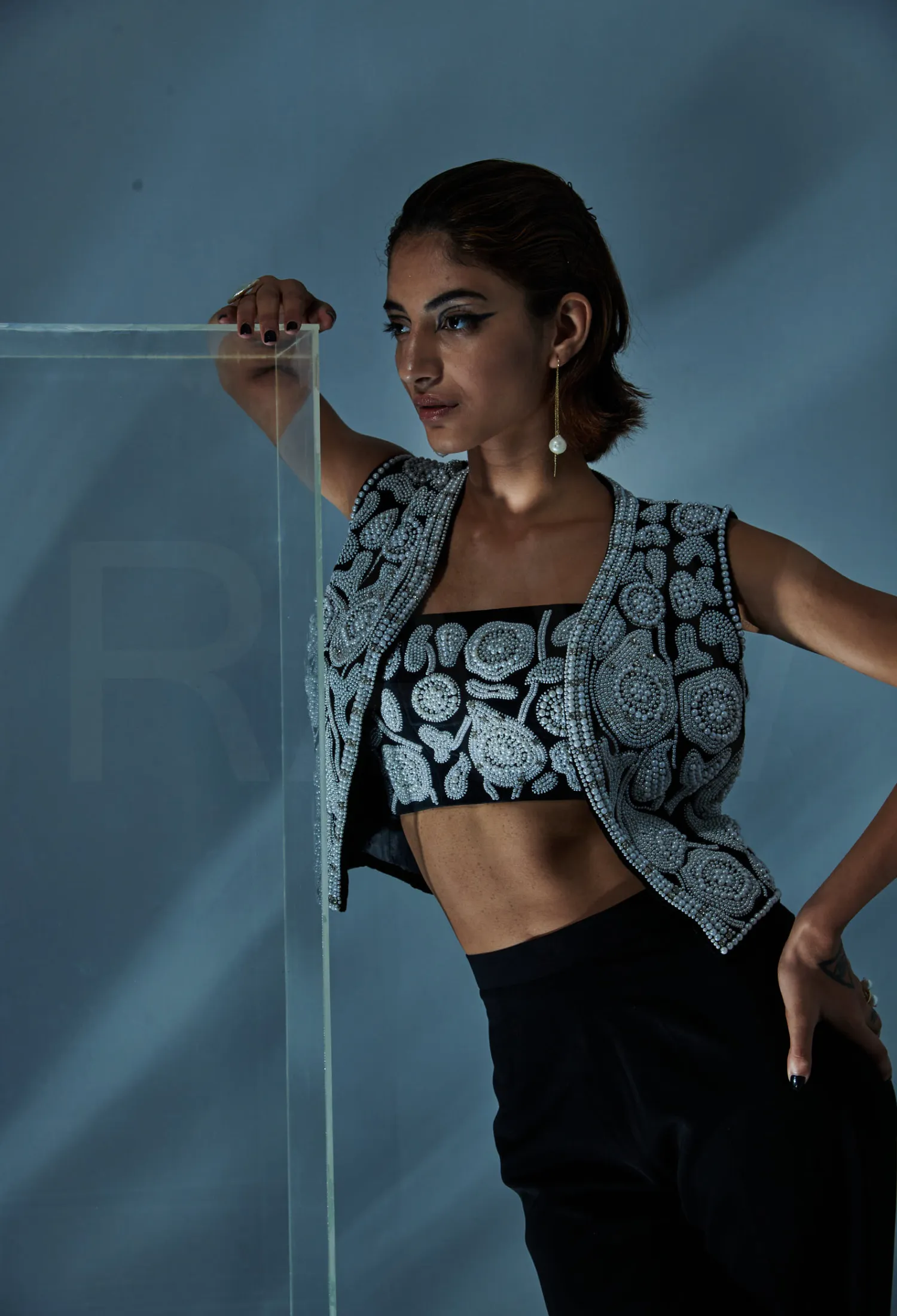 Floral Velvet Waistcoat