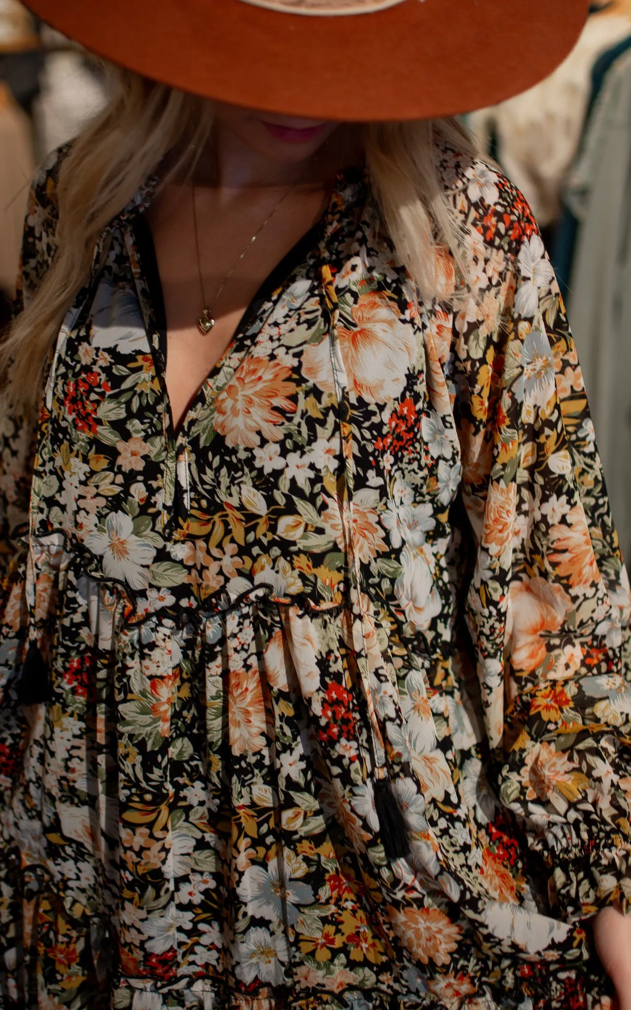 Flower Power Midi Dress