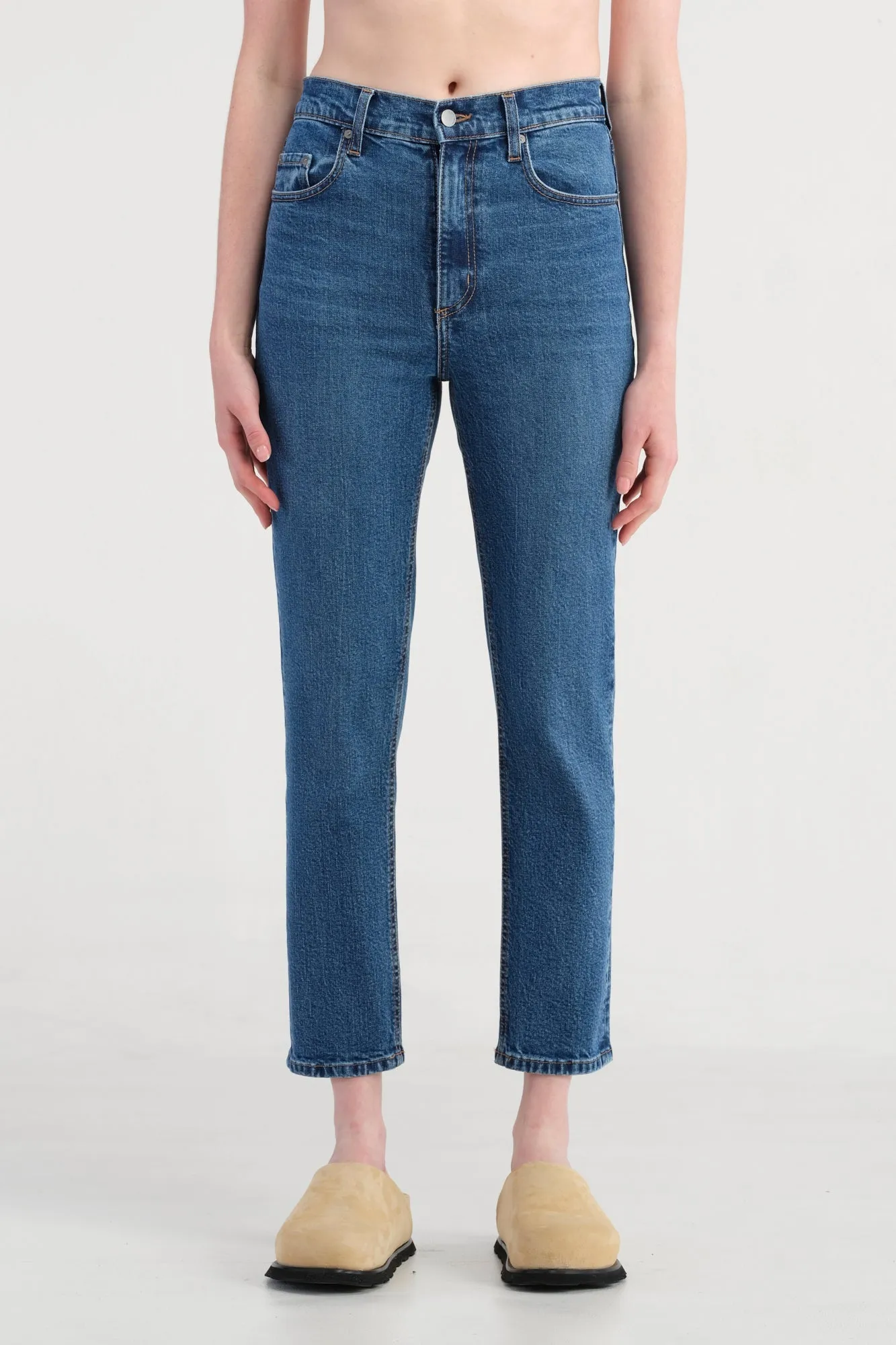FRANKIE JEAN ANKLE STRETCH - HONEST BLUE