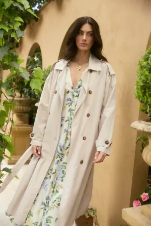Freya Trench Coat - Canvas PREORDER MID MARCH