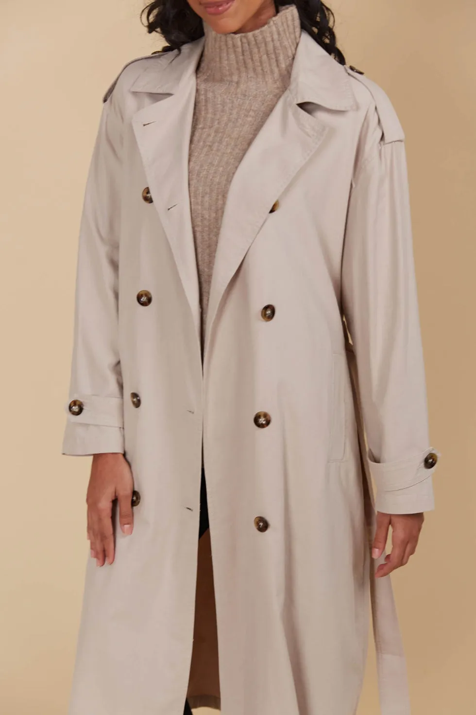 Freya Trench Coat - Canvas PREORDER MID MARCH