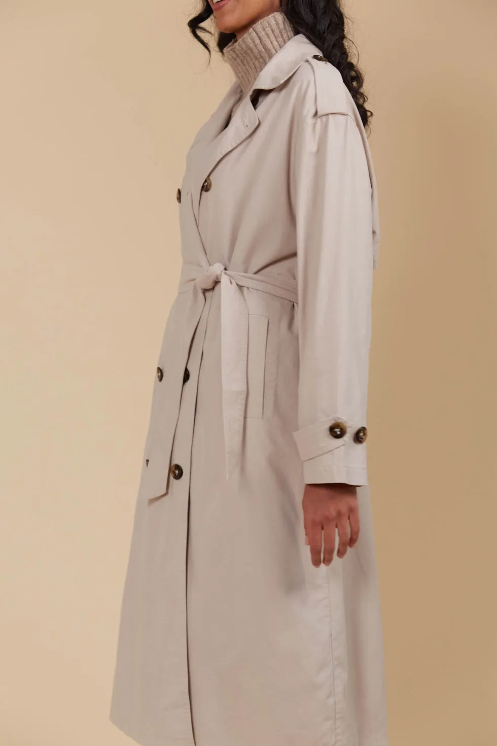 Freya Trench Coat - Canvas PREORDER MID MARCH