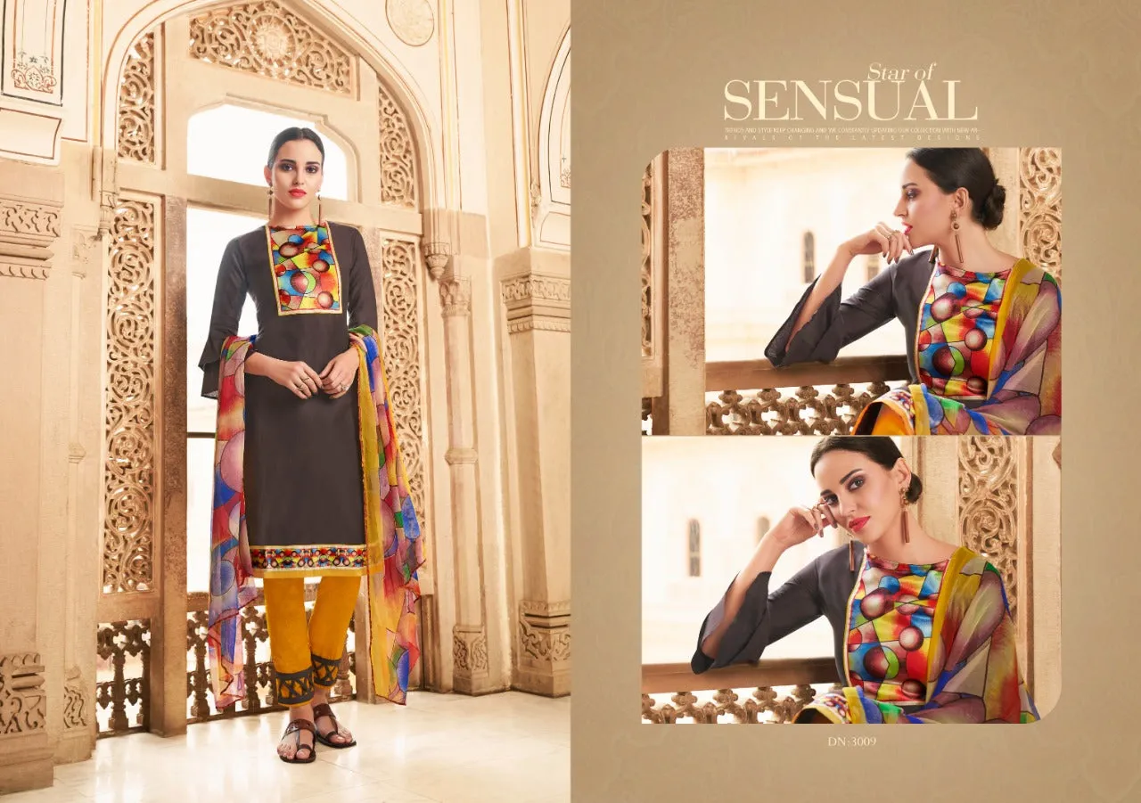 Ghoomar Launched Vol 3 Satin Cotton Fancy Designer Salwar Suits