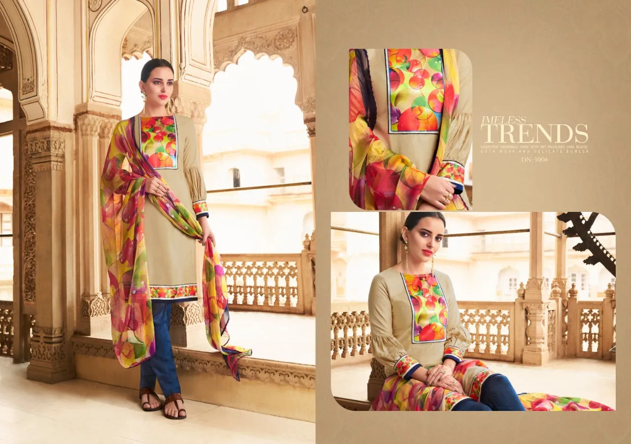 Ghoomar Launched Vol 3 Satin Cotton Fancy Designer Salwar Suits