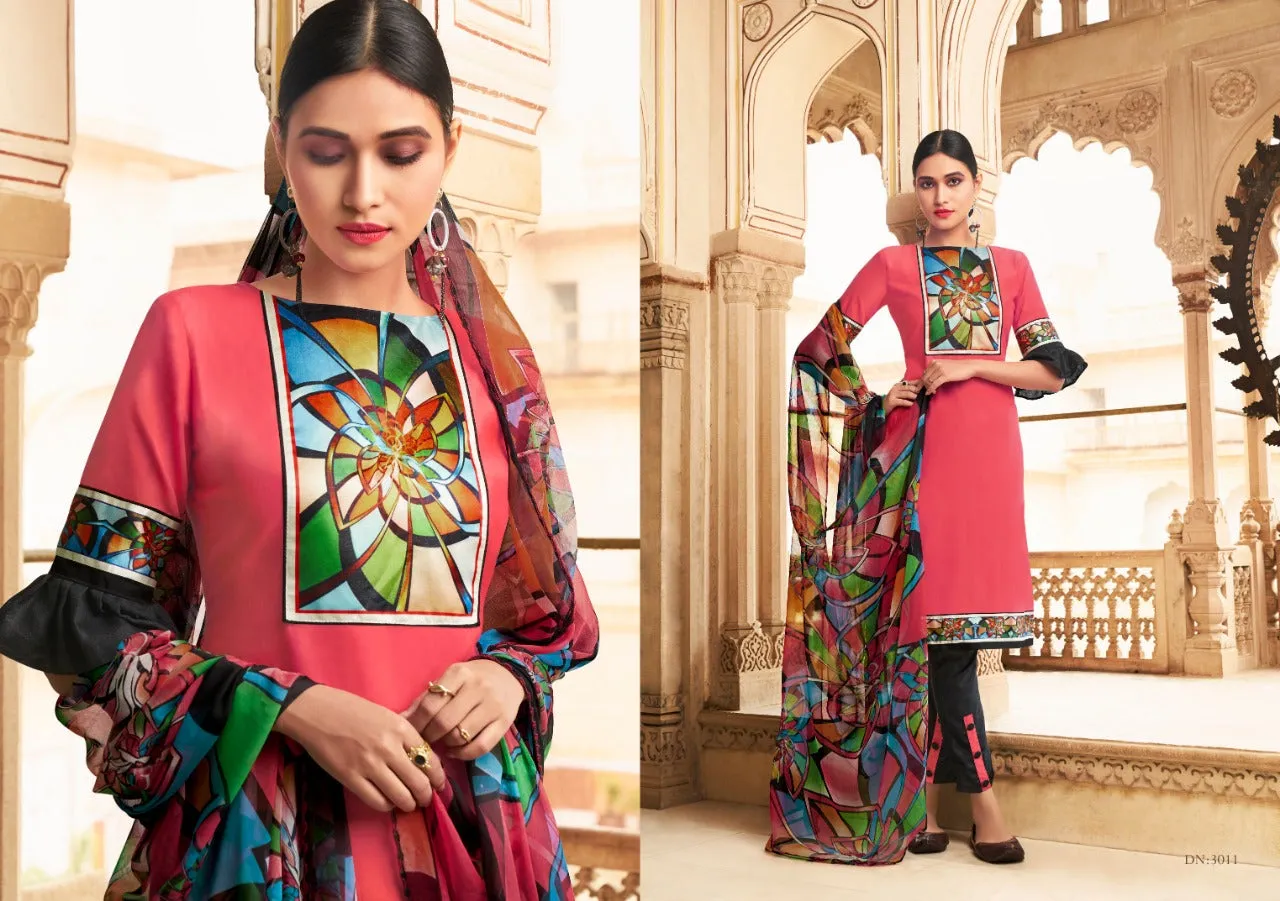 Ghoomar Launched Vol 3 Satin Cotton Fancy Designer Salwar Suits