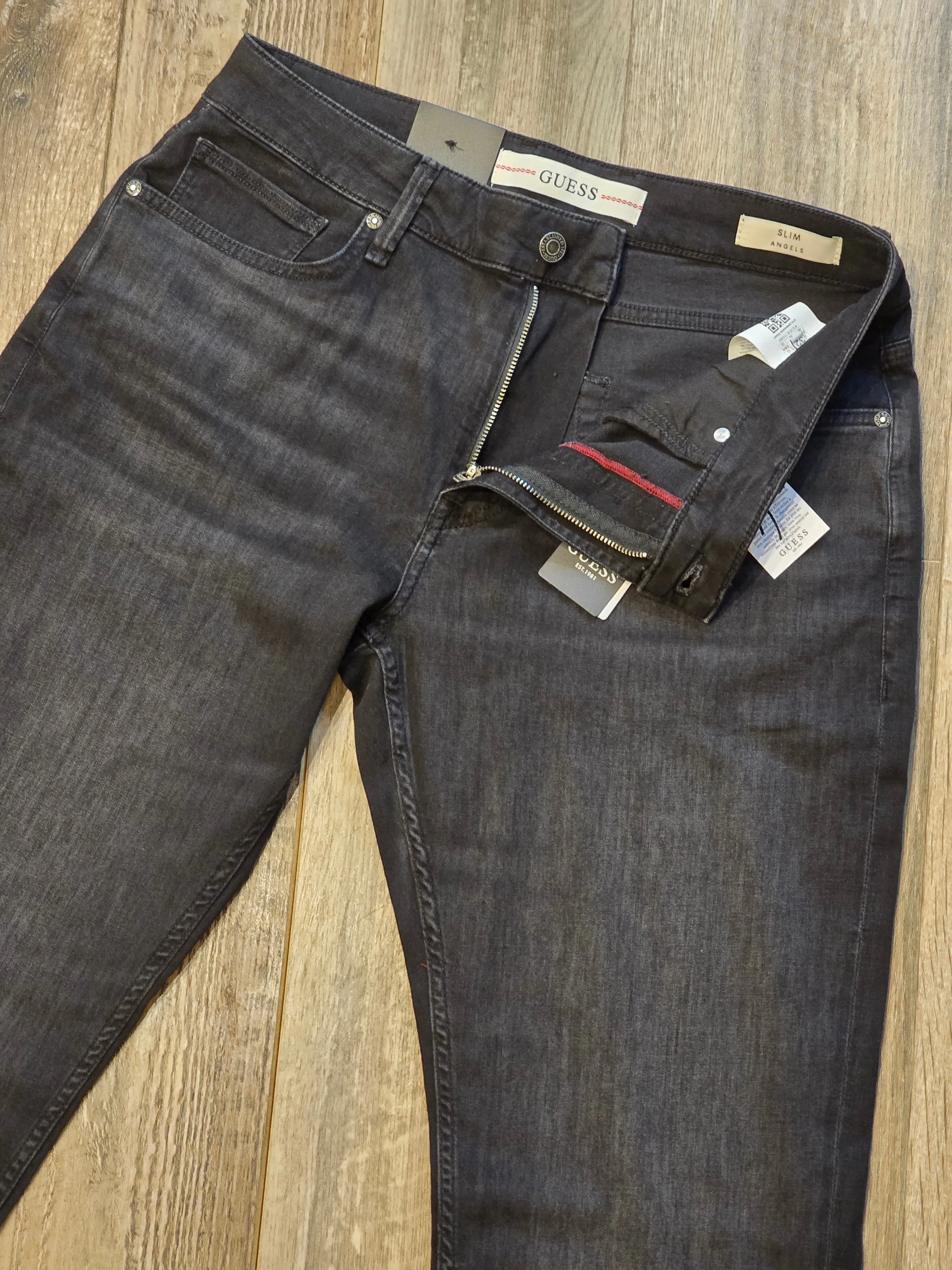 Guess Featherweight slim Fit Charcoal Summer Denim