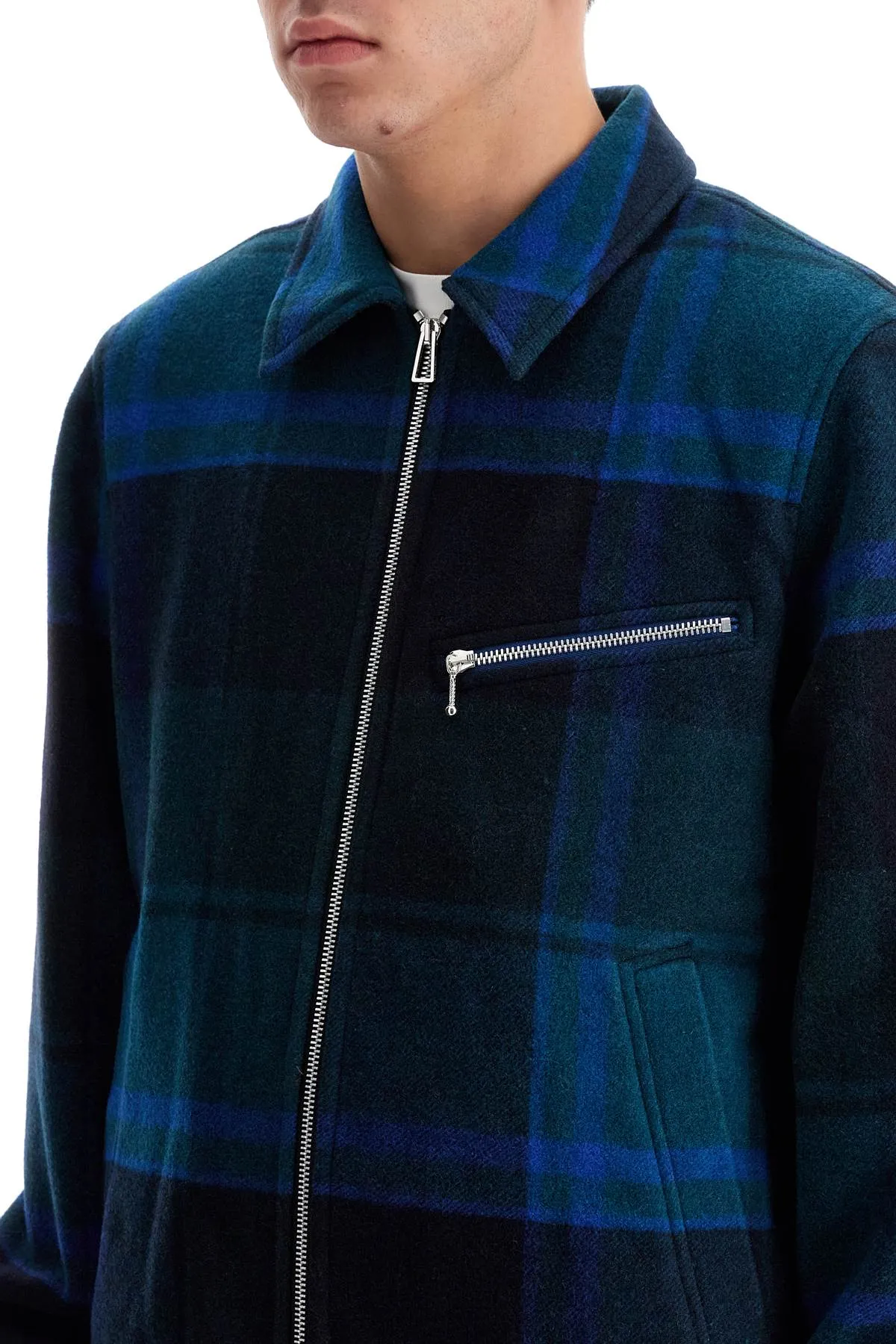 harrington checkered jacket
