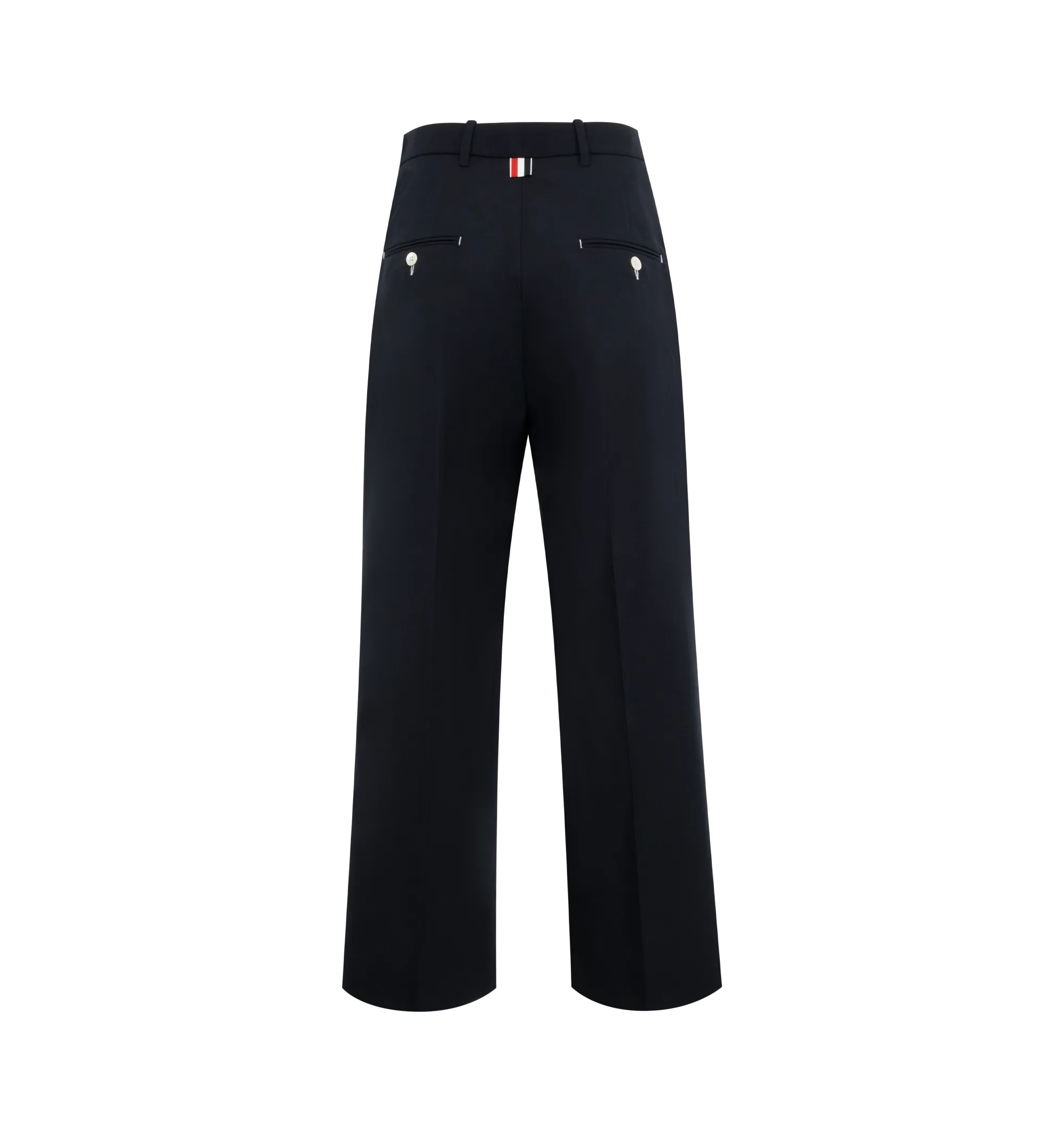 HIGH WAIST DOUBLE PLEAT TROUSER (WOMENS)