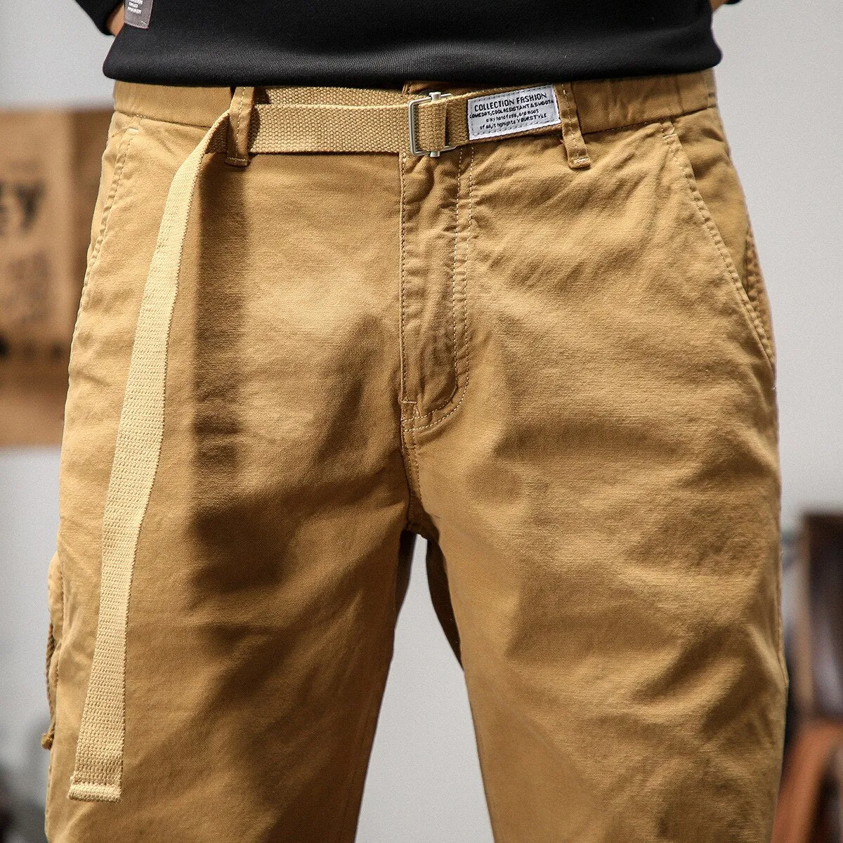 Hybrid Denim Cargo Pants