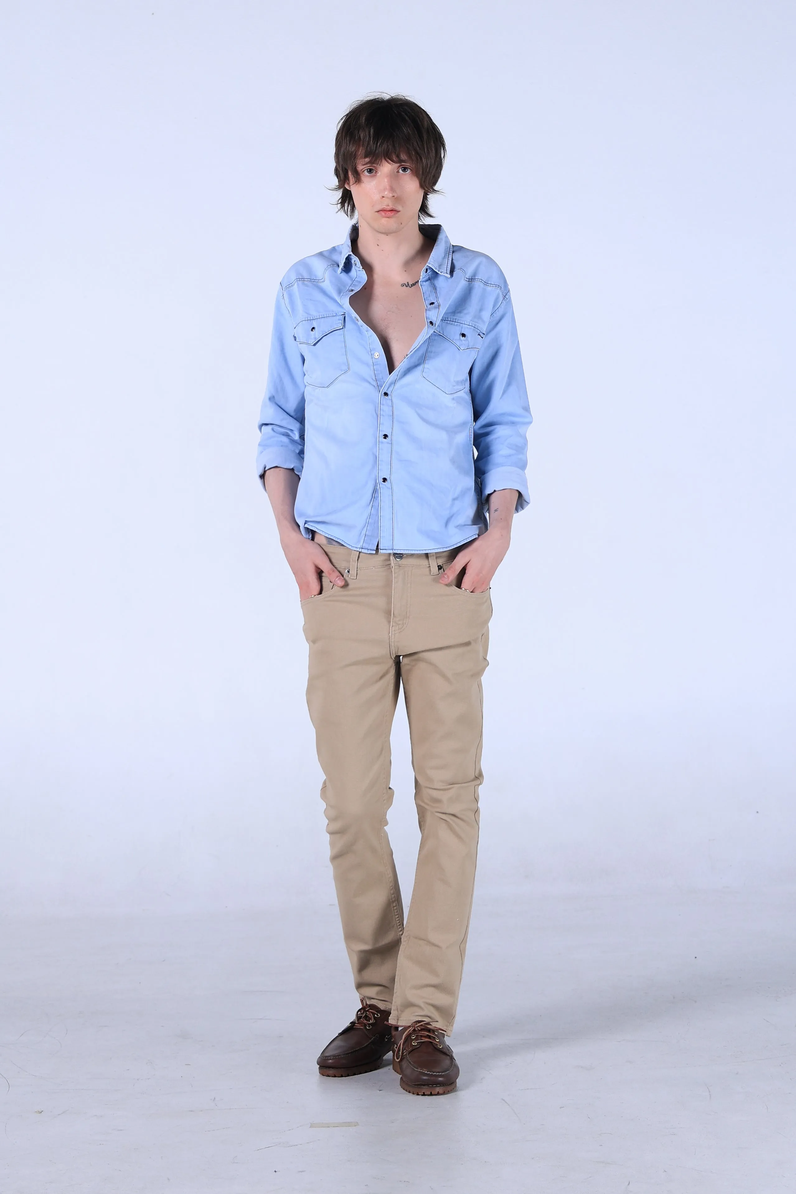 Jack Russel - Men Chino - Klassik J-3006/KK Slim Fit Khaki