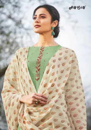 Jay Vijay Hiraya Cotton Emrboiderey Work Designer Salwar Suits